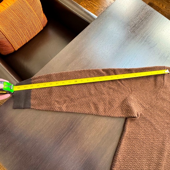 J. Crew Cashmere Herringbone Sweater, Brown/Rust, XXL, EUC - Picture 7 of 7